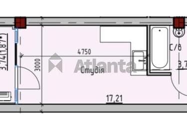 1-комнатная квартира по адресу ул. Приморская (площадь 23,2 м²) - imageAlt 14 1-комнатная квартира по адресу ул. Приморская (площадь 23,2 м²) - Atlanta.ua - imageAlt 14