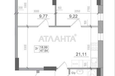 2-комнатная квартира по адресу 7 км овидиопольской дор. (площадь 49,2 м²) - imageAlt 9 2-комнатная квартира по адресу 7 км овидиопольской дор. (площадь 49,2 м²) - Atlanta.ua - imageAlt 9