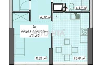 1-комнатная квартира по адресу Курортный пер. (площадь 35 м²) - фото 23 1-комнатная квартира по адресу Курортный пер. (площадь 35 м²) - Atlanta.ua - фото 23