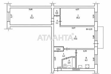 3-кімнатна квартира за адресою вул. М`ясоїдівська (площа 54,1 м²) - фото 69 3-кімнатна квартира за адресою вул. М`ясоїдівська (площа 54,1 м²) - Atlanta.ua - фото 69