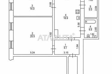 2-кімнатна квартира за адресою вул. Грецька (площа 72 м²) - фото 11 2-кімнатна квартира за адресою вул. Грецька (площа 72 м²) - Atlanta.ua - фото 11