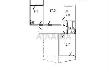 3-комнатная квартира по адресу ул. Бочарова ген. (площадь 61,7 м²) - imageAlt 20 3-комнатная квартира по адресу ул. Бочарова ген. (площадь 61,7 м²) - Atlanta.ua - imageAlt 20