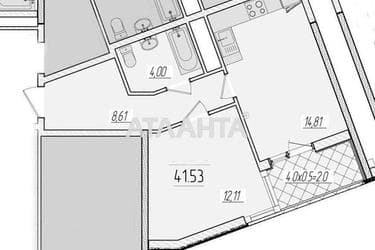 1-кімнатна квартира за адресою вул. Краснова (площа 42,3 м²) - фото 32 1-кімнатна квартира за адресою вул. Краснова (площа 42,3 м²) - Atlanta.ua - фото 32