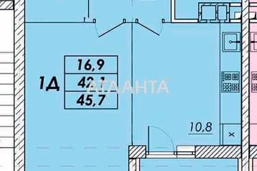1-кімнатна квартира за адресою вул. Прохорівська (площа 45,5 м²) - фото 13 1-кімнатна квартира за адресою вул. Прохорівська (площа 45,5 м²) - Atlanta.ua - фото 13