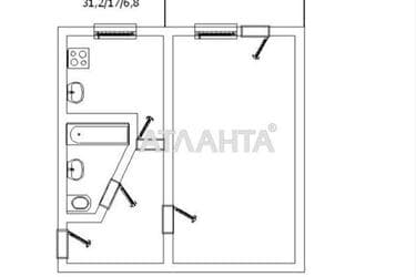 1-комнатная квартира по адресу ул. Филатова ак. (площадь 32 м²) - imageAlt 18 1-комнатная квартира по адресу ул. Филатова ак. (площадь 32 м²) - Atlanta.ua - imageAlt 18