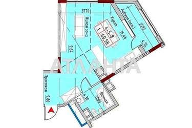 1-комнатная квартира по адресу Маячный пер. (площадь 44,6 м²) - imageAlt 9 1-комнатная квартира по адресу Маячный пер. (площадь 44,6 м²) - Atlanta.ua - imageAlt 9