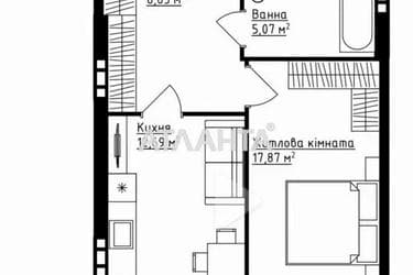 1-кімнатна квартира за адресою вул. Сергія Зулінського (площа 45 м²) - фото 16 1-кімнатна квартира за адресою вул. Сергія Зулінського (площа 45 м²) - Atlanta.ua - фото 16