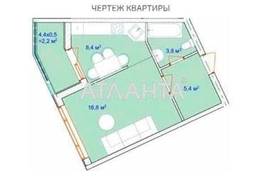 1-комнатная квартира по адресу Фонтанская дор. (площадь 36,6 м²) - фото 15 1-комнатная квартира по адресу Фонтанская дор. (площадь 36,6 м²) - Atlanta.ua - фото 15