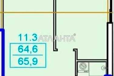 2-комнатная квартира по адресу ул. Генуэзская (площадь 65,9 м²) - imageAlt 9 2-комнатная квартира по адресу ул. Генуэзская (площадь 65,9 м²) - Atlanta.ua - imageAlt 9