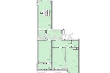 3-кімнатна квартира за адресою вул. Прохорівська (площа 92,9 м²) - imageAlt 15 3-кімнатна квартира за адресою вул. Прохорівська (площа 92,9 м²) - Atlanta.ua - imageAlt 15