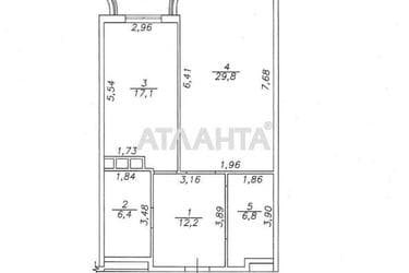 1-комнатная квартира по адресу ул. Березовая (площадь 74 м²) - фото 11 1-комнатная квартира по адресу ул. Березовая (площадь 74 м²) - Atlanta.ua - фото 11