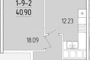 1-кімнатна квартира за адресою вул. Краснова (площа 40,9 м²) - фото 7 1-кімнатна квартира за адресою вул. Краснова (площа 40,9 м²) - Atlanta.ua - фото 7