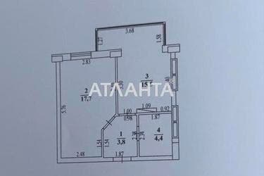 1-комнатная квартира по адресу ул. Бочарова ген. (площадь 41,4 м²) - imageAlt 12 1-комнатная квартира по адресу ул. Бочарова ген. (площадь 41,4 м²) - Atlanta.ua - imageAlt 12