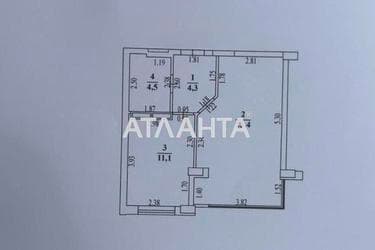 1-комнатная квартира по адресу ул. Бочарова ген. (площадь 43,3 м²) - imageAlt 10 1-комнатная квартира по адресу ул. Бочарова ген. (площадь 43,3 м²) - Atlanta.ua - imageAlt 10