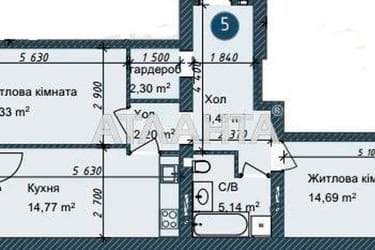 2-комнатная квартира по адресу ул. Сахарова (площадь 68,9 м²) - imageAlt 10 2-комнатная квартира по адресу ул. Сахарова (площадь 68,9 м²) - Atlanta.ua - imageAlt 10