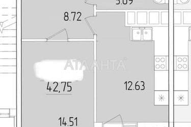 1-комнатная квартира по адресу ул. Краснова (площадь 43 м²) - фото 21 1-комнатная квартира по адресу ул. Краснова (площадь 43 м²) - Atlanta.ua - фото 21