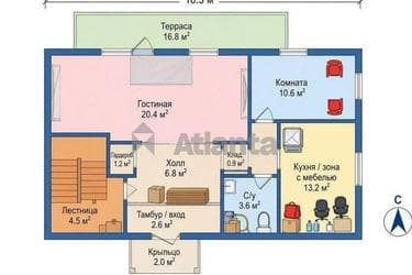Дом по адресу ул. Айвовая (площадь 160 м²) - imageAlt 55 Дом по адресу ул. Айвовая (площадь 160 м²) - Atlanta.ua - imageAlt 55