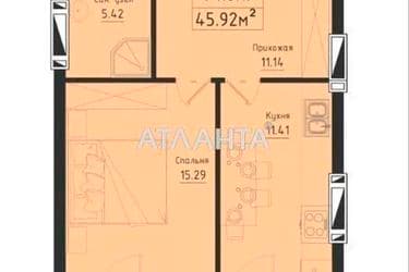 1-комнатная квартира по адресу ул. Дача Ковалевского (площадь 47,3 м²) - фото 11 1-комнатная квартира по адресу ул. Дача Ковалевского (площадь 47,3 м²) - Atlanta.ua - фото 11