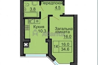 1-комнатная квартира по адресу ул. Мира (площадь 35 м²) - imageAlt 28 1-комнатная квартира по адресу ул. Мира (площадь 35 м²) - Atlanta.ua - imageAlt 28