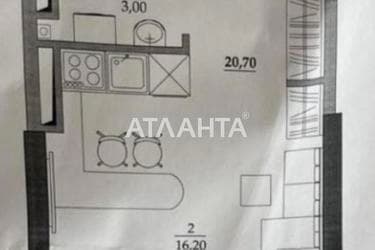 1-кімнатна квартира за адресою вул. Чикаленко Євгенія (площа 21 м²) - фото 13 1-кімнатна квартира за адресою вул. Чикаленко Євгенія (площа 21 м²) - Atlanta.ua - фото 13
