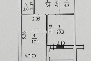 1-комнатная квартира по адресу ул. Прохоровская (площадь 45,4 м²) - imageAlt 28 1-комнатная квартира по адресу ул. Прохоровская (площадь 45,4 м²) - Atlanta.ua - imageAlt 28