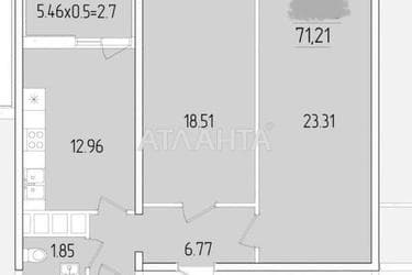 2-кімнатна квартира за адресою вул. Краснова (площа 71,3 м²) - фото 13 2-кімнатна квартира за адресою вул. Краснова (площа 71,3 м²) - Atlanta.ua - фото 13
