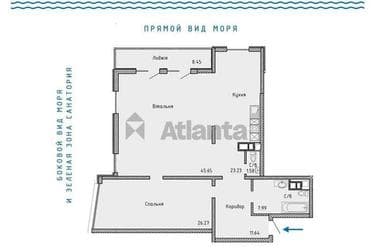 3-кімнатна квартира за адресою вул. Проспект Шевченка (площа 123 м²) - фото 34 3-кімнатна квартира за адресою вул. Проспект Шевченка (площа 123 м²) - Atlanta.ua - фото 34