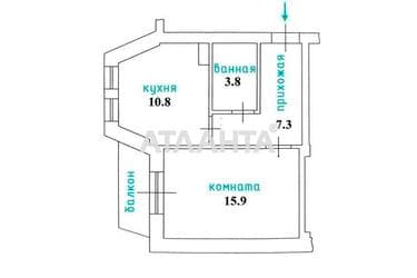 1-комнатная квартира по адресу ул. Вернадского академика (площадь 38 м²) - imageAlt 16 1-комнатная квартира по адресу ул. Вернадского академика (площадь 38 м²) - Atlanta.ua - imageAlt 16