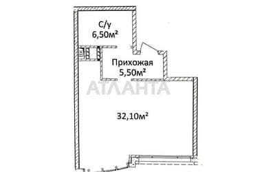 1-комнатная квартира по адресу Гагарина пр. (площадь 43,5 м²) - imageAlt 12 1-комнатная квартира по адресу Гагарина пр. (площадь 43,5 м²) - Atlanta.ua - imageAlt 12