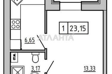 1-комнатная квартира по адресу ул. Спрейса (площадь 23,2 м²) - imageAlt 10 1-комнатная квартира по адресу ул. Спрейса (площадь 23,2 м²) - Atlanta.ua - imageAlt 10