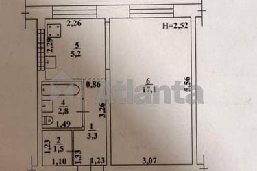 1-комнатная квартира по адресу Вишневского ген. Пер. (площадь 30 м²) - imageAlt 20 1-комнатная квартира по адресу Вишневского ген. Пер. (площадь 30 м²) - Atlanta.ua - imageAlt 20
