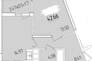1-комнатная квартира по адресу ул. Краснова (площадь 42,5 м²) - фото 28 1-комнатная квартира по адресу ул. Краснова (площадь 42,5 м²) - Atlanta.ua - фото 28