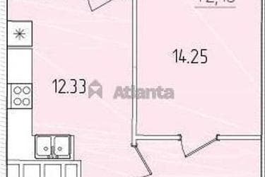 1-кімнатна квартира за адресою вул. Краснова (площа 42,2 м²) - imageAlt 18 1-кімнатна квартира за адресою вул. Краснова (площа 42,2 м²) - Atlanta.ua - imageAlt 18