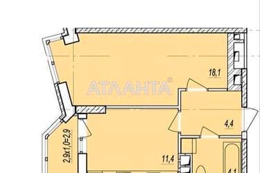 1-комнатная квартира по адресу ул. Прохоровская (площадь 41,3 м²) - imageAlt 17 1-комнатная квартира по адресу ул. Прохоровская (площадь 41,3 м²) - Atlanta.ua - imageAlt 17