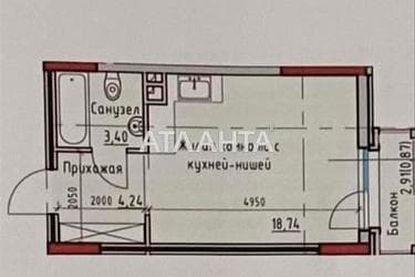 1-комнатная квартира по адресу ул. Дачная (площадь 27,3 м²) - фото 14 1-комнатная квартира по адресу ул. Дачная (площадь 27,3 м²) - Atlanta.ua - фото 14