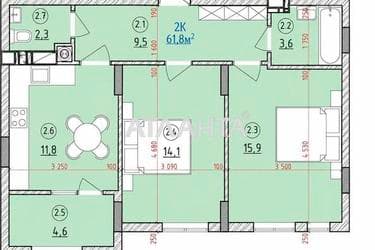 2-комнатная квартира по адресу ул. Долгая (площадь 63 м²) - imageAlt 16 2-комнатная квартира по адресу ул. Долгая (площадь 63 м²) - Atlanta.ua - imageAlt 16