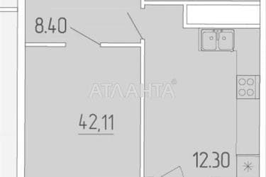 1-комнатная квартира по адресу ул. Краснова (площадь 42,3 м²) - imageAlt 36 1-комнатная квартира по адресу ул. Краснова (площадь 42,3 м²) - Atlanta.ua - imageAlt 36