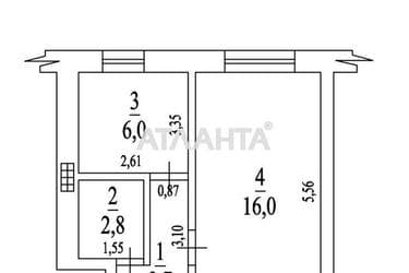 1-комнатная квартира по адресу ул. Довженко (площадь 28,5 м²) - фото 22 1-комнатная квартира по адресу ул. Довженко (площадь 28,5 м²) - Atlanta.ua - фото 22