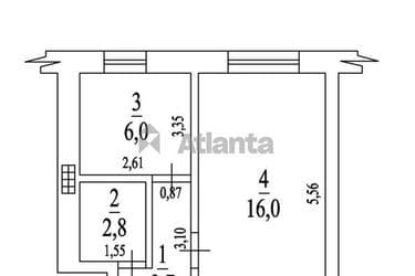 1-комнатная квартира по адресу ул. Довженко (площадь 28,5 м²) - imageAlt 30 1-комнатная квартира по адресу ул. Довженко (площадь 28,5 м²) - Atlanta.ua - imageAlt 30