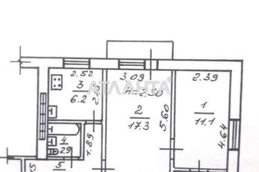 2-комнатная квартира по адресу Шевченко пр. (площадь 46,2 м²) - imageAlt 13 2-комнатная квартира по адресу Шевченко пр. (площадь 46,2 м²) - Atlanta.ua - imageAlt 13