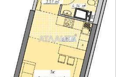 1-комнатная квартира по адресу Курортный пер. (площадь 29,9 м²) - imageAlt 24 1-комнатная квартира по адресу Курортный пер. (площадь 29,9 м²) - Atlanta.ua - imageAlt 24