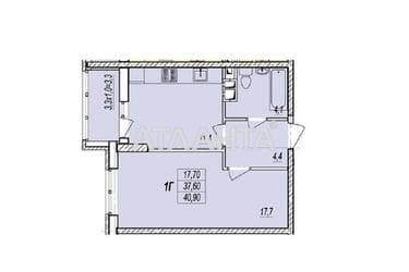 1-комнатная квартира по адресу ул. Прохоровская (площадь 41,2 м²) - imageAlt 22 1-комнатная квартира по адресу ул. Прохоровская (площадь 41,2 м²) - Atlanta.ua - imageAlt 22