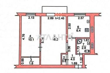 2-комнатная квартира по адресу Мира пр. (площадь 44,3 м²) - imageAlt 16 2-комнатная квартира по адресу Мира пр. (площадь 44,3 м²) - Atlanta.ua - imageAlt 16