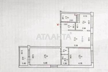 3-комнатная квартира (площадь 70 м²) - imageAlt 16 3-комнатная квартира (площадь 70 м²) - Atlanta.ua - imageAlt 16