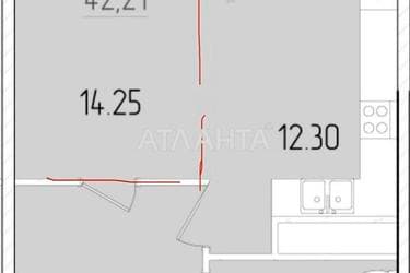 1-комнатная квартира по адресу ул. Краснова (площадь 41,7 м²) - imageAlt 19 1-комнатная квартира по адресу ул. Краснова (площадь 41,7 м²) - Atlanta.ua - imageAlt 19