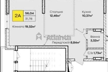 2-комнатная квартира по адресу ул. Тепловозная (площадь 55,5 м²) - фото 24 2-комнатная квартира по адресу ул. Тепловозная (площадь 55,5 м²) - Atlanta.ua - фото 24