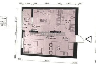 1-кімнатна квартира за адресою вул. Городницька (площа 43,9 м²) - фото 27 1-кімнатна квартира за адресою вул. Городницька (площа 43,9 м²) - Atlanta.ua - фото 27