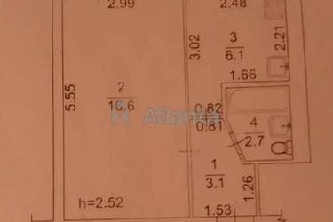 1-комнатная квартира по адресу ул. Донецкая (площадь 29,3 м²) - imageAlt 12 1-комнатная квартира по адресу ул. Донецкая (площадь 29,3 м²) - Atlanta.ua - imageAlt 12