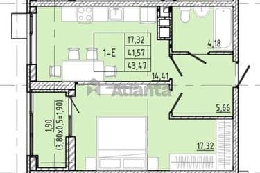 1-комнатная квартира по адресу ул. Франко Ивана (площадь 45 м²) - фото 24 1-комнатная квартира по адресу ул. Франко Ивана (площадь 45 м²) - Atlanta.ua - фото 24
