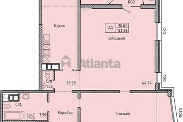 3-комнатная квартира по адресу Шевченко пр. (площадь 123 м²) - imageAlt 25 3-комнатная квартира по адресу Шевченко пр. (площадь 123 м²) - Atlanta.ua - imageAlt 25